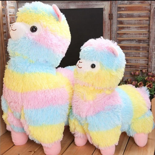 Rainbow Sheep Llama Stuffed Toy